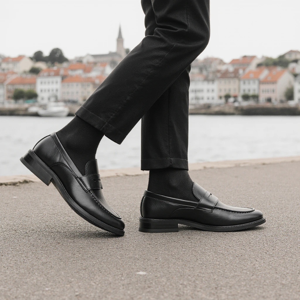 Men Shoes For Office Work - Mocassini Neri da Uomo Classici Eleganti
