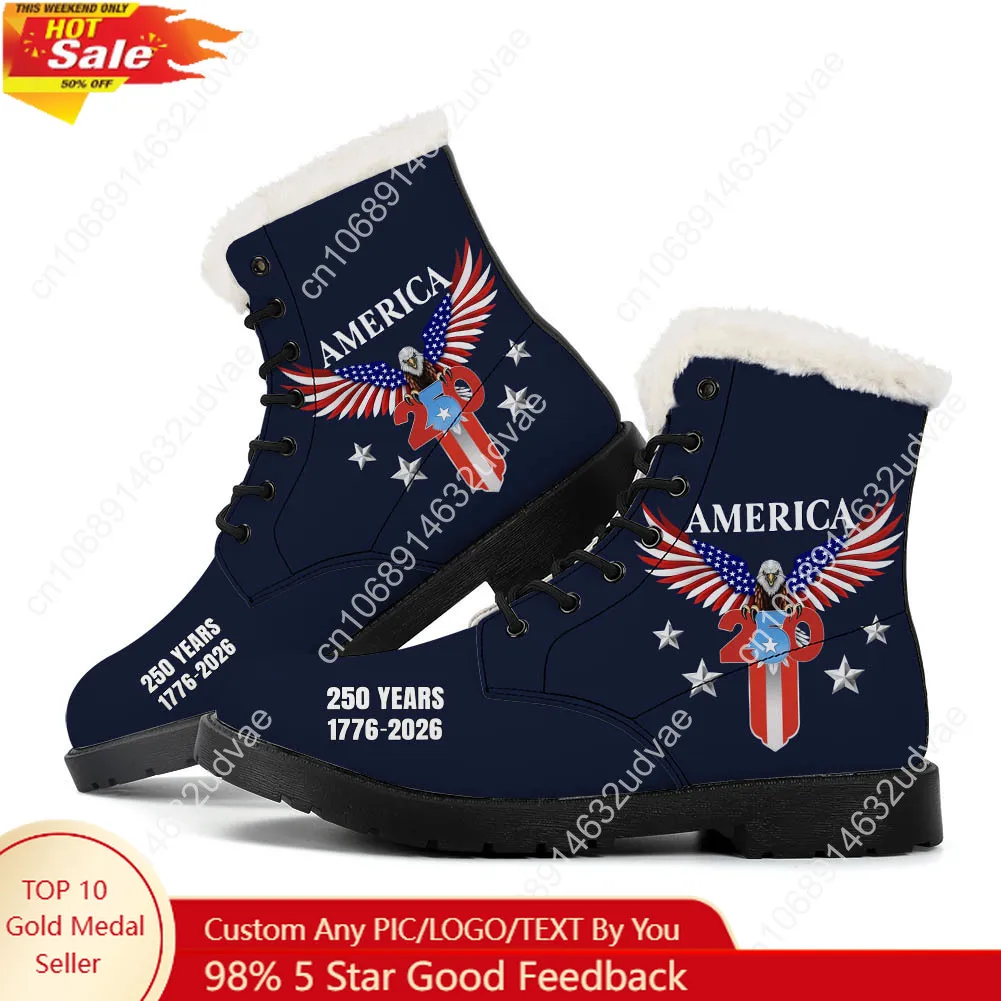 Men Shoes High - Stivali in Peluche per il 250°