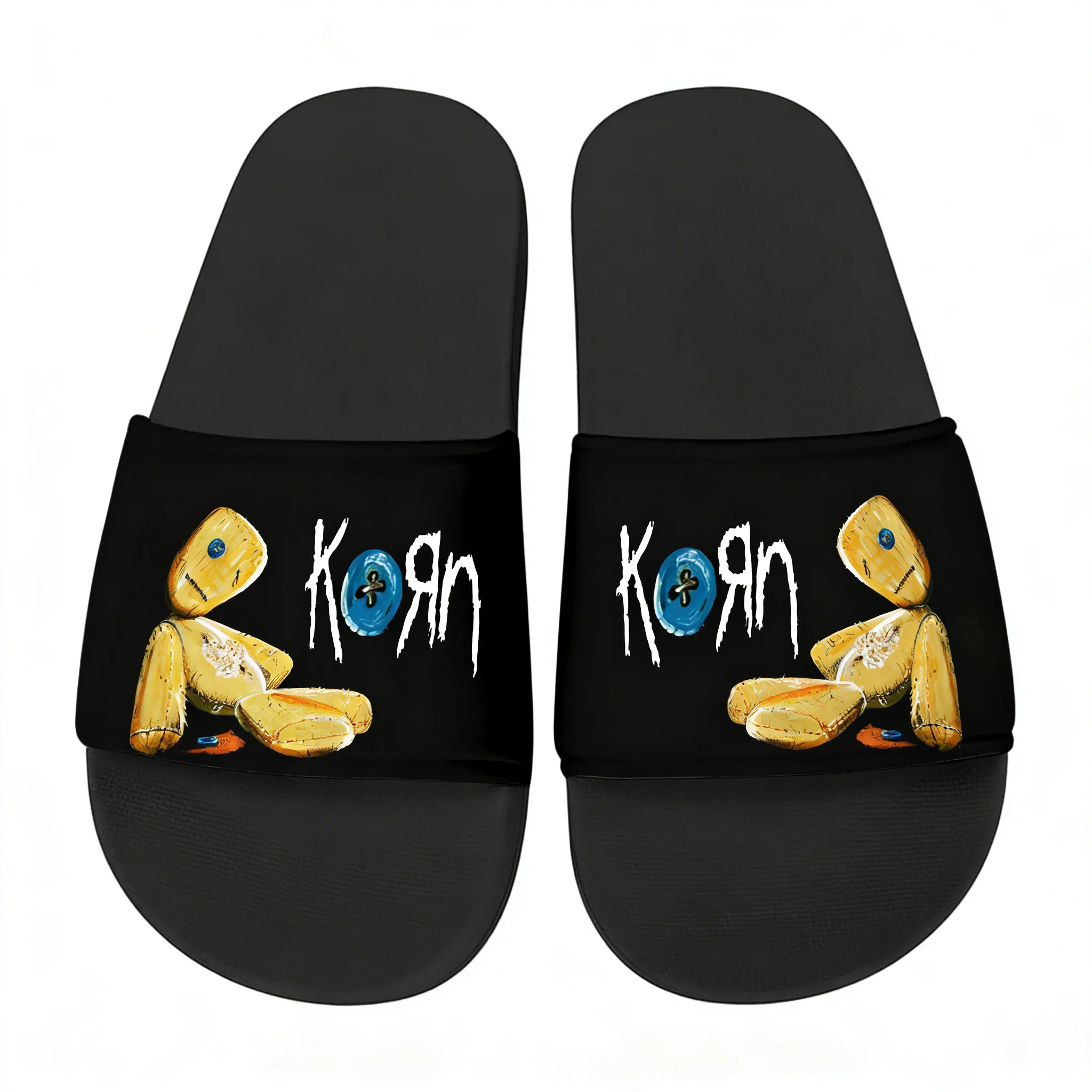 Men Shoes High - Ciabatte Korn Rock Band, Scarpe da