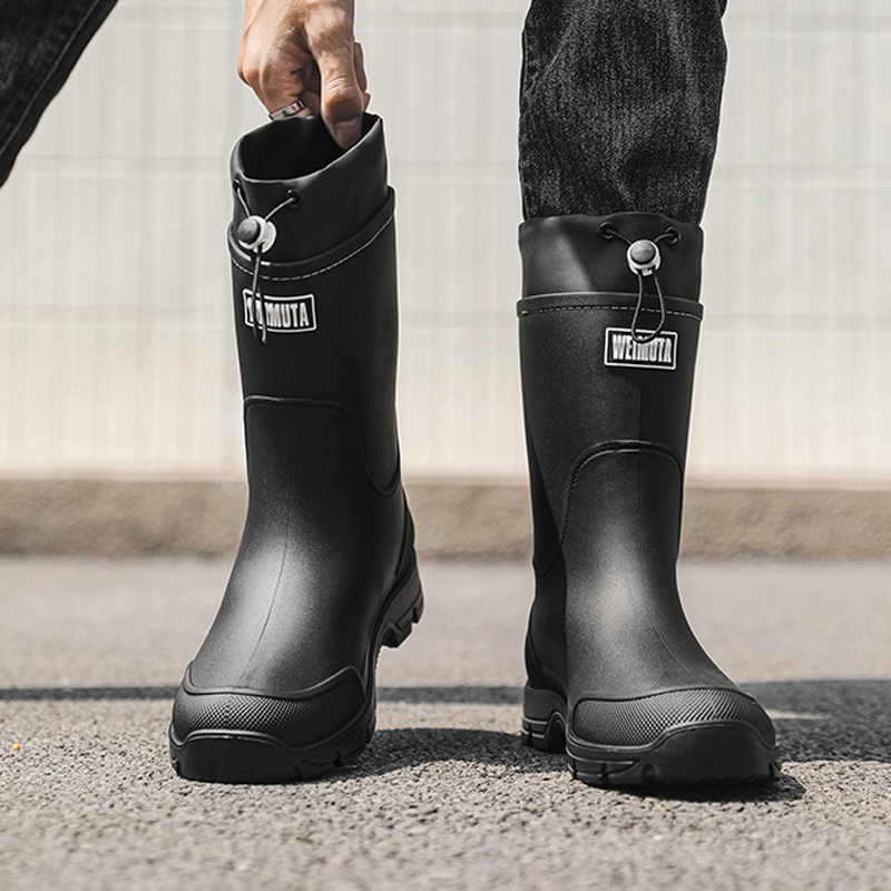 Men'S Shoes Water Resistant - Stivali da Pioggia Resistenti da Donna,