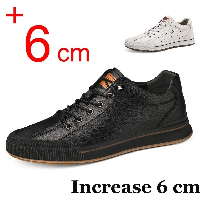 Men Shoes For Office Work - Scarpe Casual in Vera Pelle per