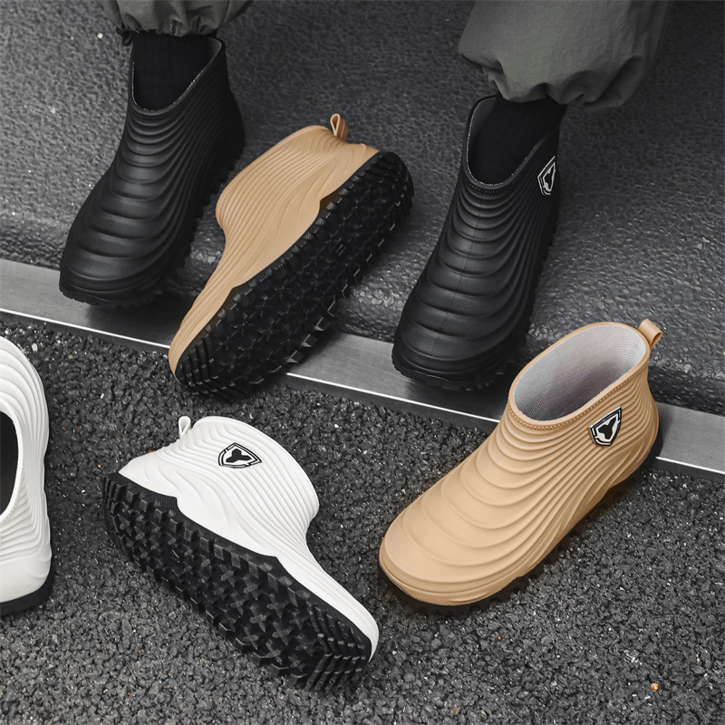 Men'S Shoes Water Resistant - Scarpe da pioggia da uomo Stivali