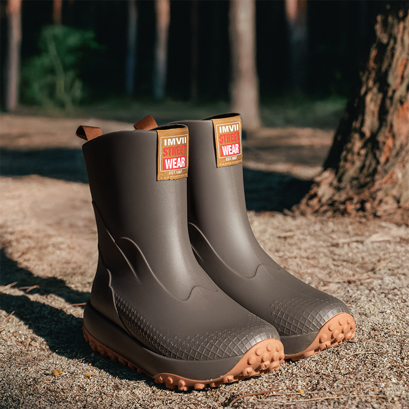Men'S Shoes Water Resistant - Stivali da Pioggia Impermeabili da Uomo