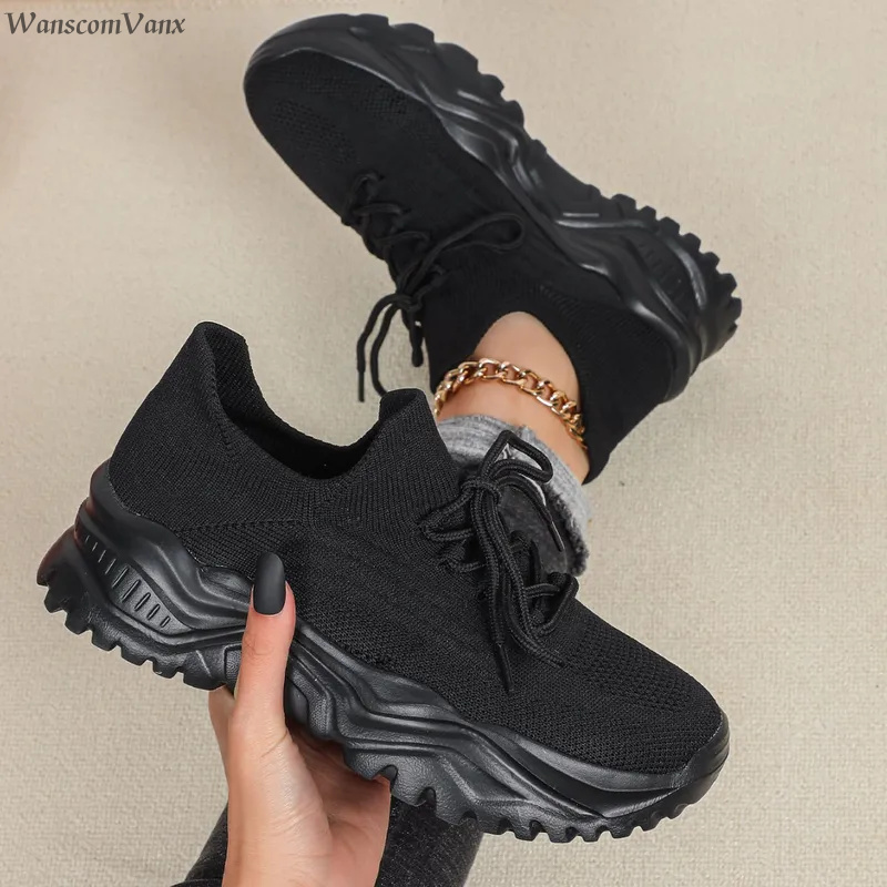 Men'S Shoes Casual Sneakers - Sneakers con Plateau alla Moda per