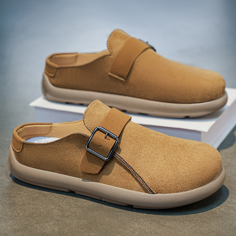 Men'S Shoes Drivers - Mules da uomo con plateau, a
