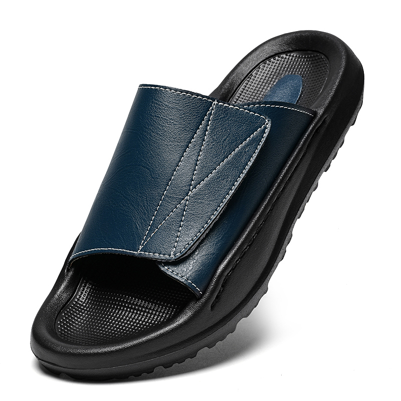 Ciabatte in Pelle Easy-top per - Men'S Shoes With Velcro recensione e prezzo