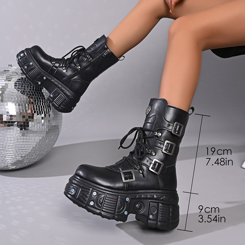 Stivali da Donna Stile Punk co - Men Shoes High recensione e prezzo