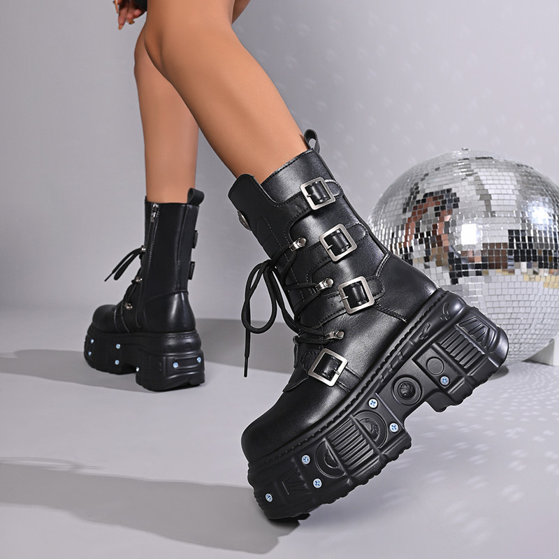 Stivali da Donna Stile Punk co - Men Shoes High recensione e prezzo